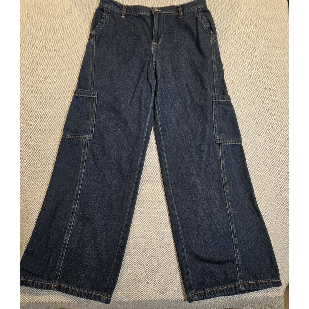 Celebrity Pink Y2K Denim Cargo Carpenter Jeans Dark Wash Size Medium